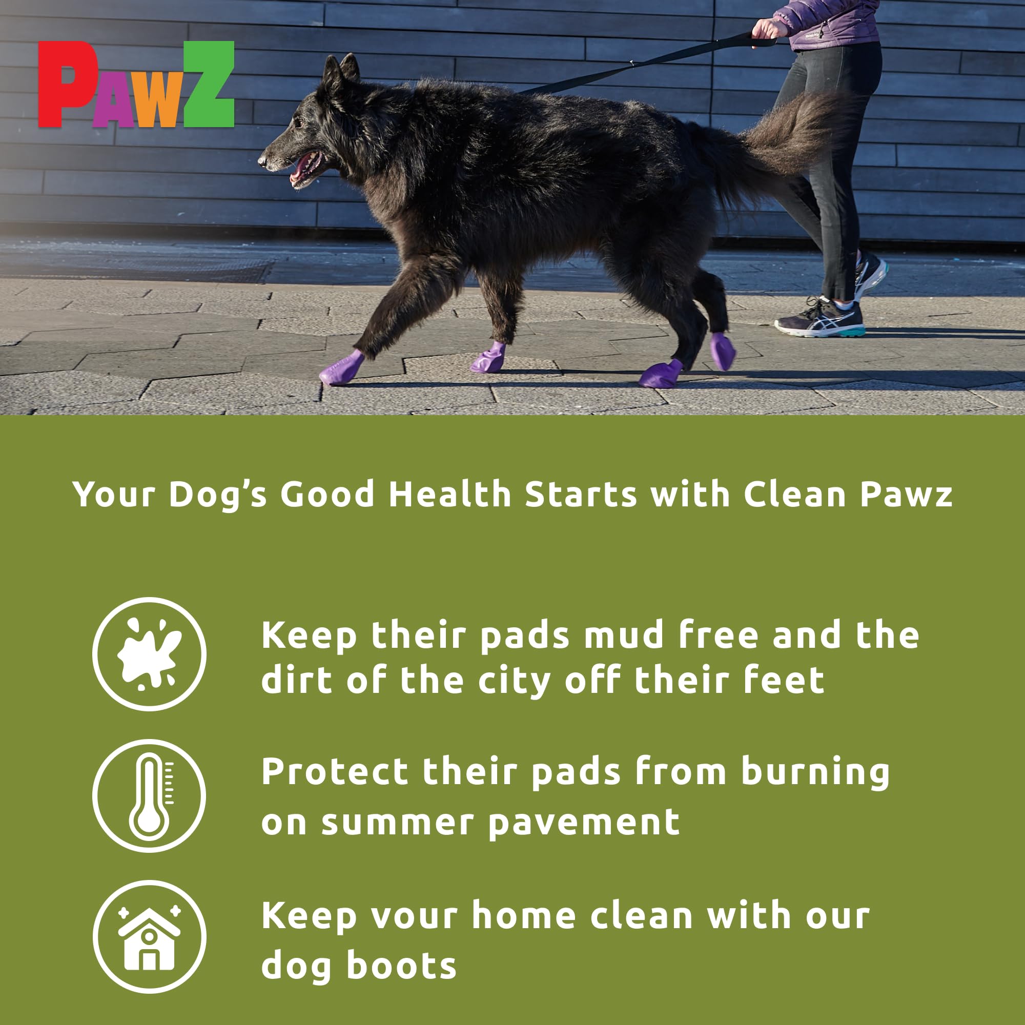 Protex PawZ large paw boot offering a secure fit for bigger dogs.