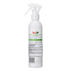 Protex PawZ SaniPaw bottle side label emphasizing odor elimination and pet-safe formula.
