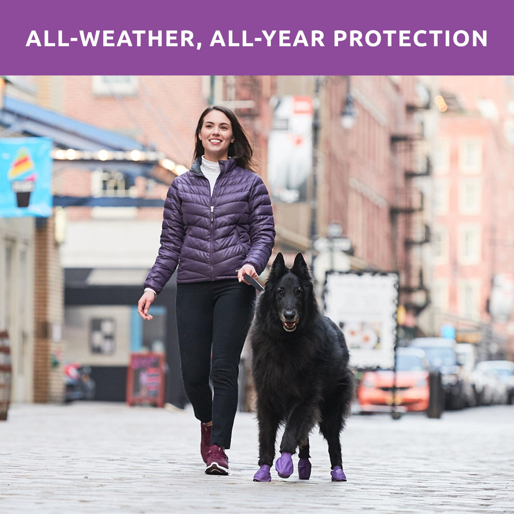 Protex PawZ size-chart helps find a comfortable fit for large dogs.