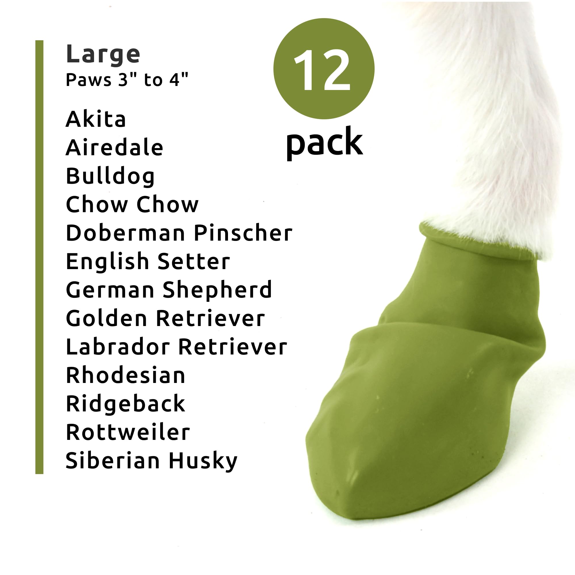 Protex PawZ waterproof dog boot providing traction on wet surfaces.