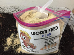 Protogro Superworms worm food granules for convenient bulk feed.