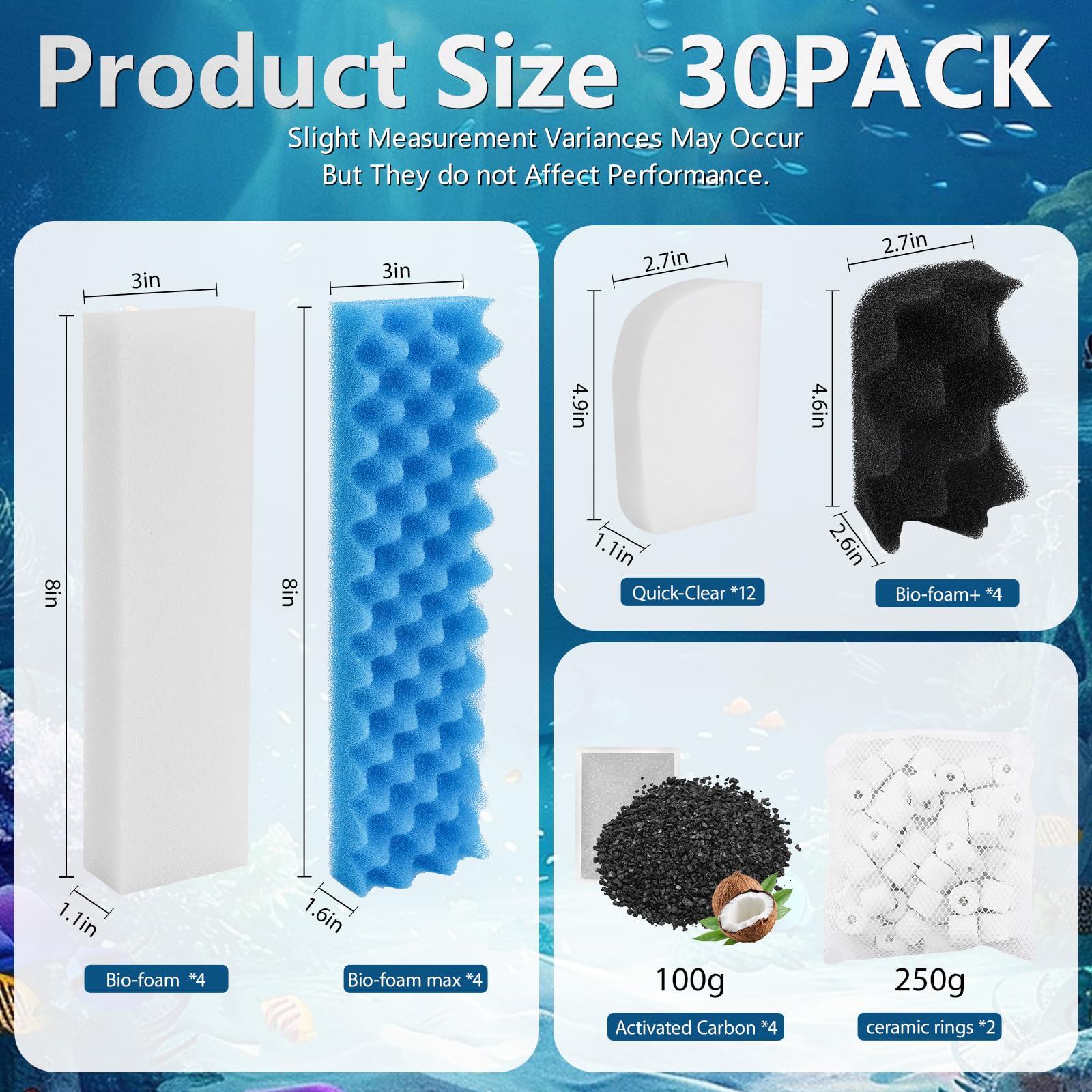 PROUDSCREW black bio-foam+ for debris capture and balanced flow.