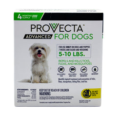 Provecta Advanced bottle pour, convenient monthly protection for small dogs