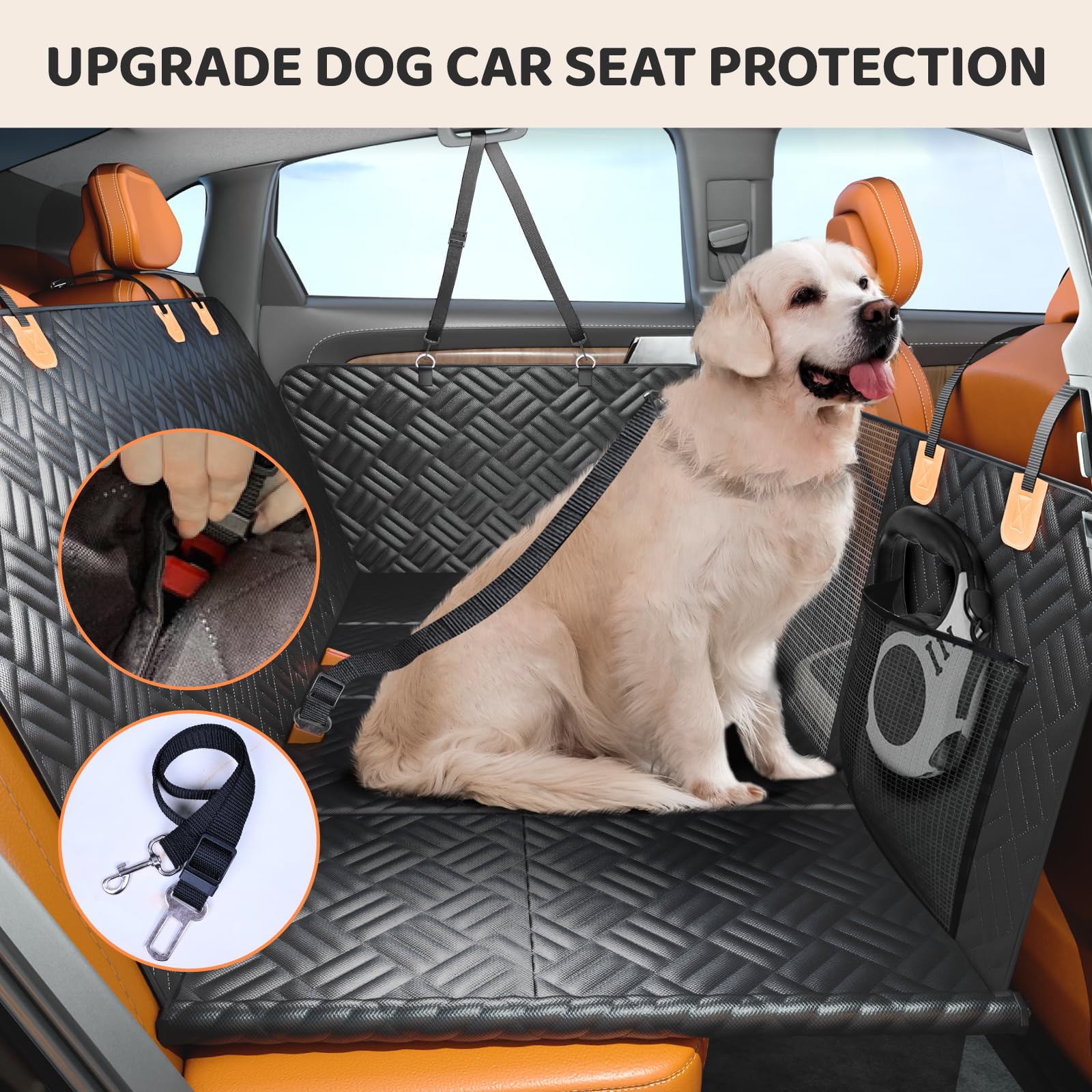 PROZAR back seat extender extending space for larger dogs during travel