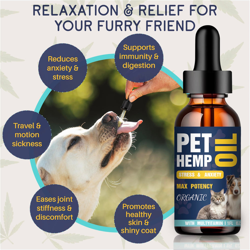 PROZIMA Hemp Oil for Dogs and Cats 3-Pack packaging side highlights organic origin.