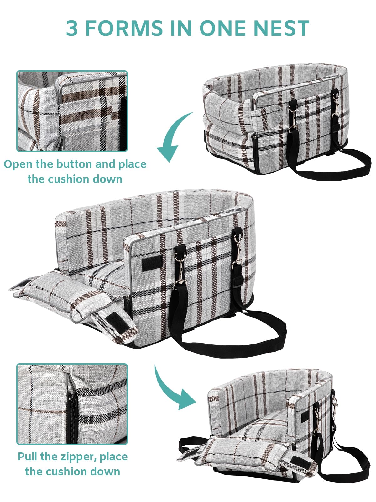 Prpeko universal console fit supports many car interiors