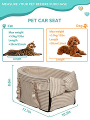 Prpeko dog car seat straps to headrests for stable, distraction-free driving