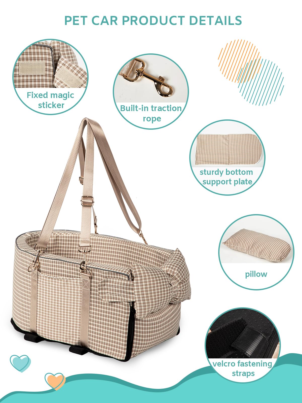 Prpeko detachable cushion pad is washable and easy to clean