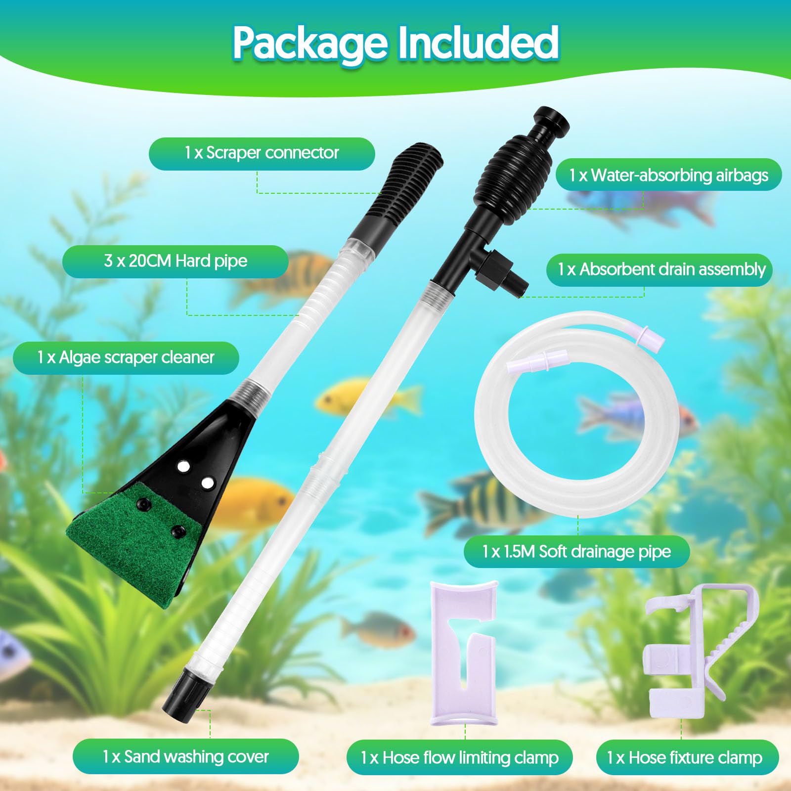 PRSATHM non-toxic materials ensure fish-safe, odorless components for tank use.
