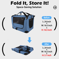Prutapet breathable mesh vents keep air circulating.