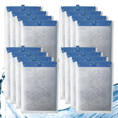 Pryitier 16-pack cartridges packaging shows ready replacement for Whisper filters and ReptoFilter.