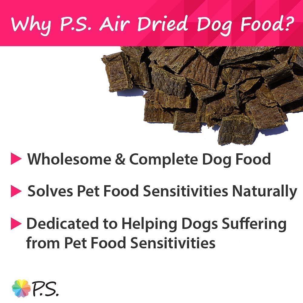 P.S. for Dogs with Love human-grade New Zealand lamb ingredients showcase quality nutrition