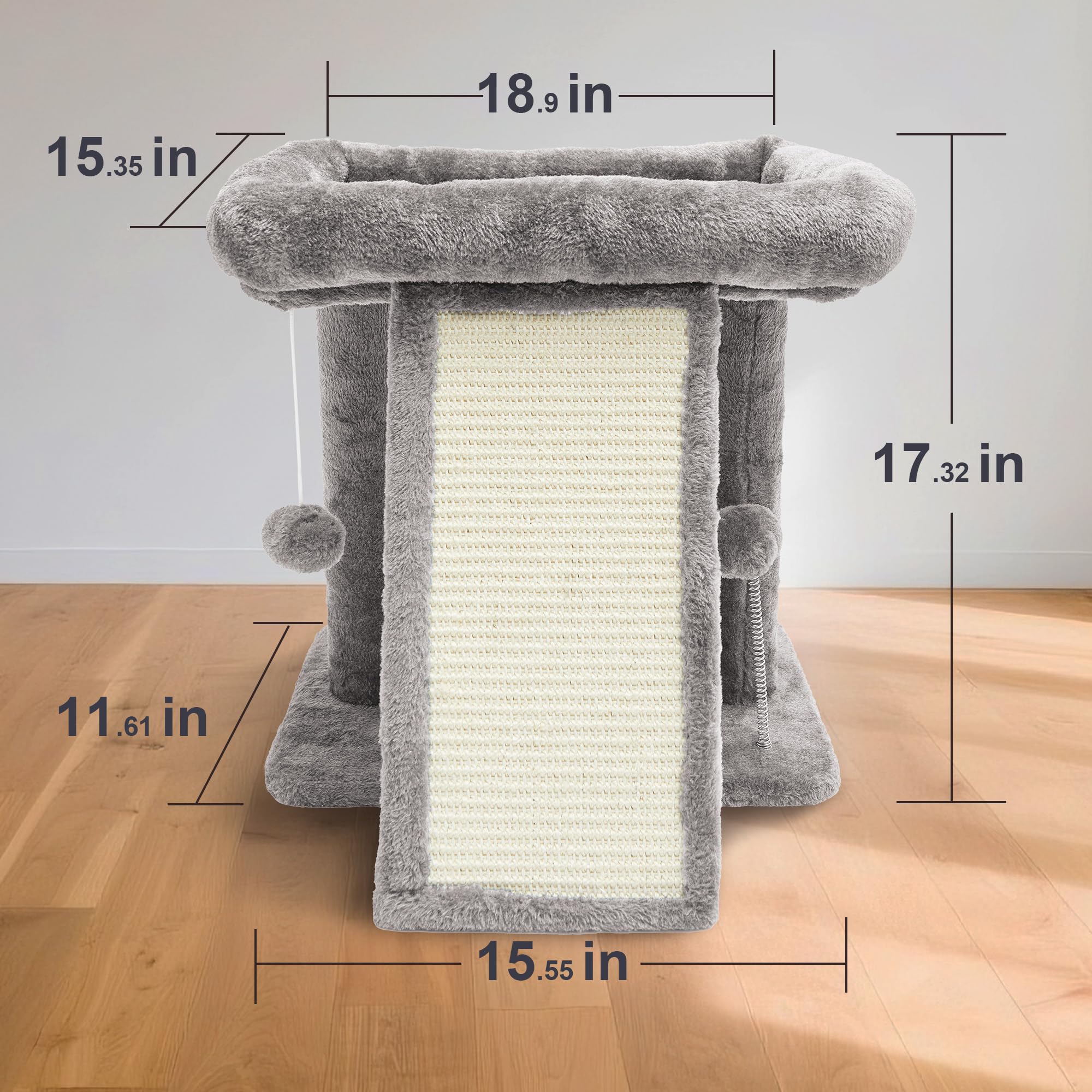 Psicway cat tree easy assembly with included tools and clear instructions