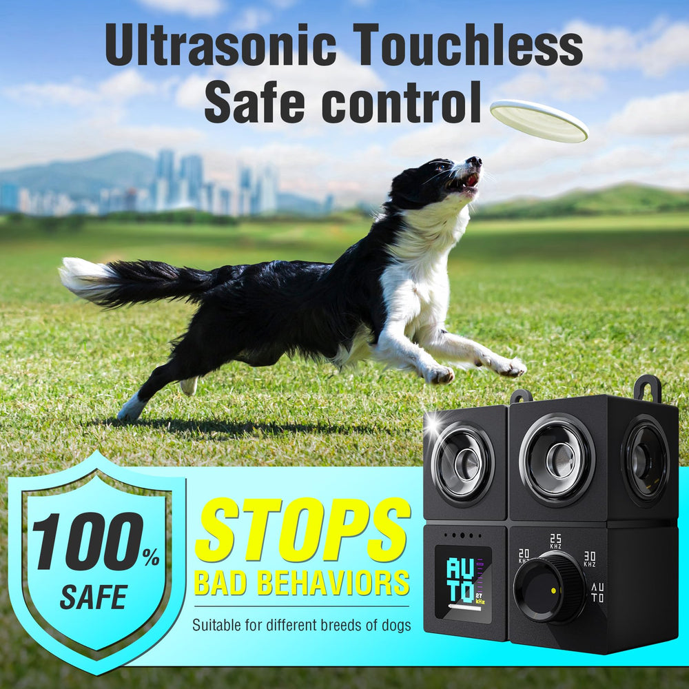 PSITUGE hands-free rechargeable deterrent for unattended indoor and outdoor use.