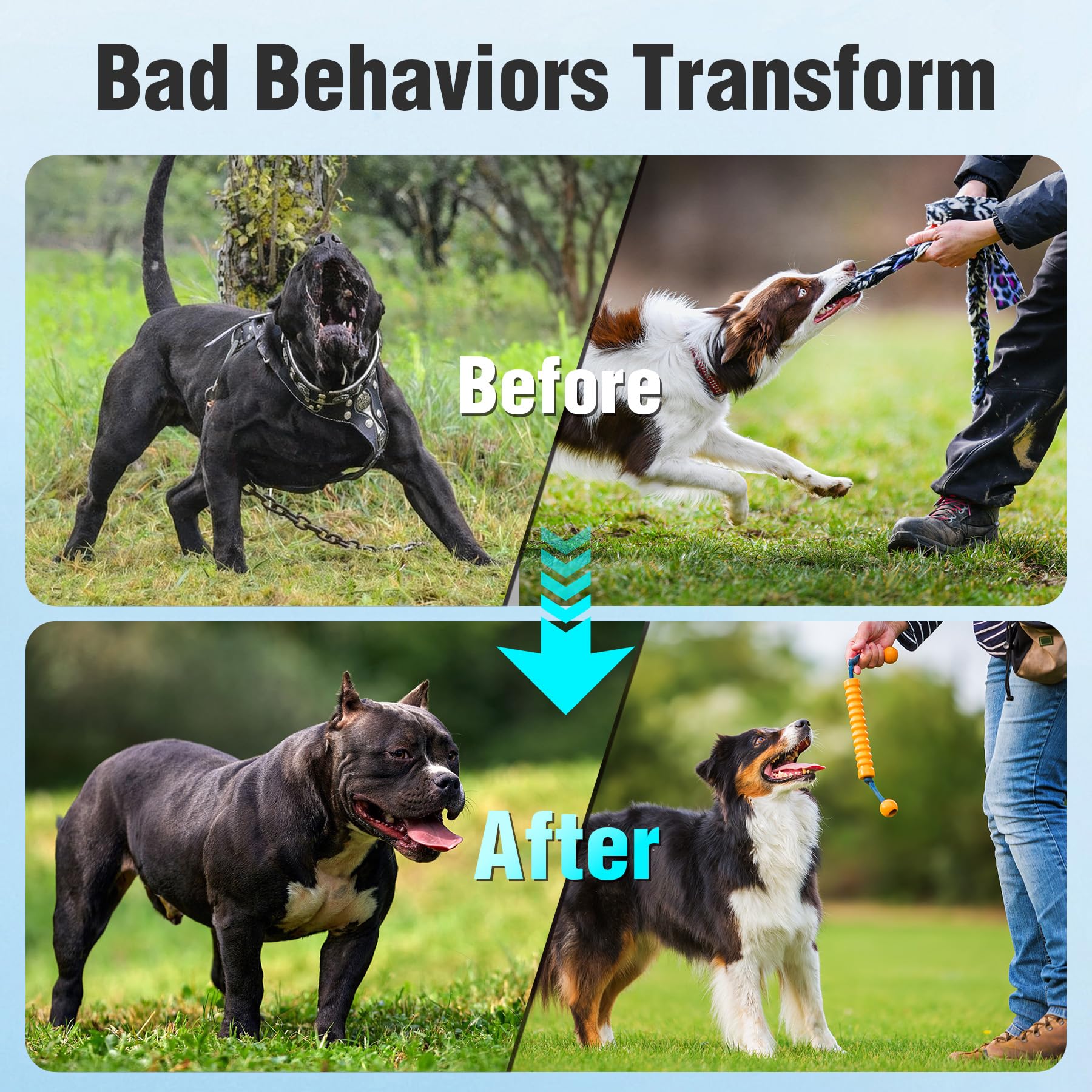 PSITUGE IPX5 waterproof bark deterrent designed for all-weather outdoor use.