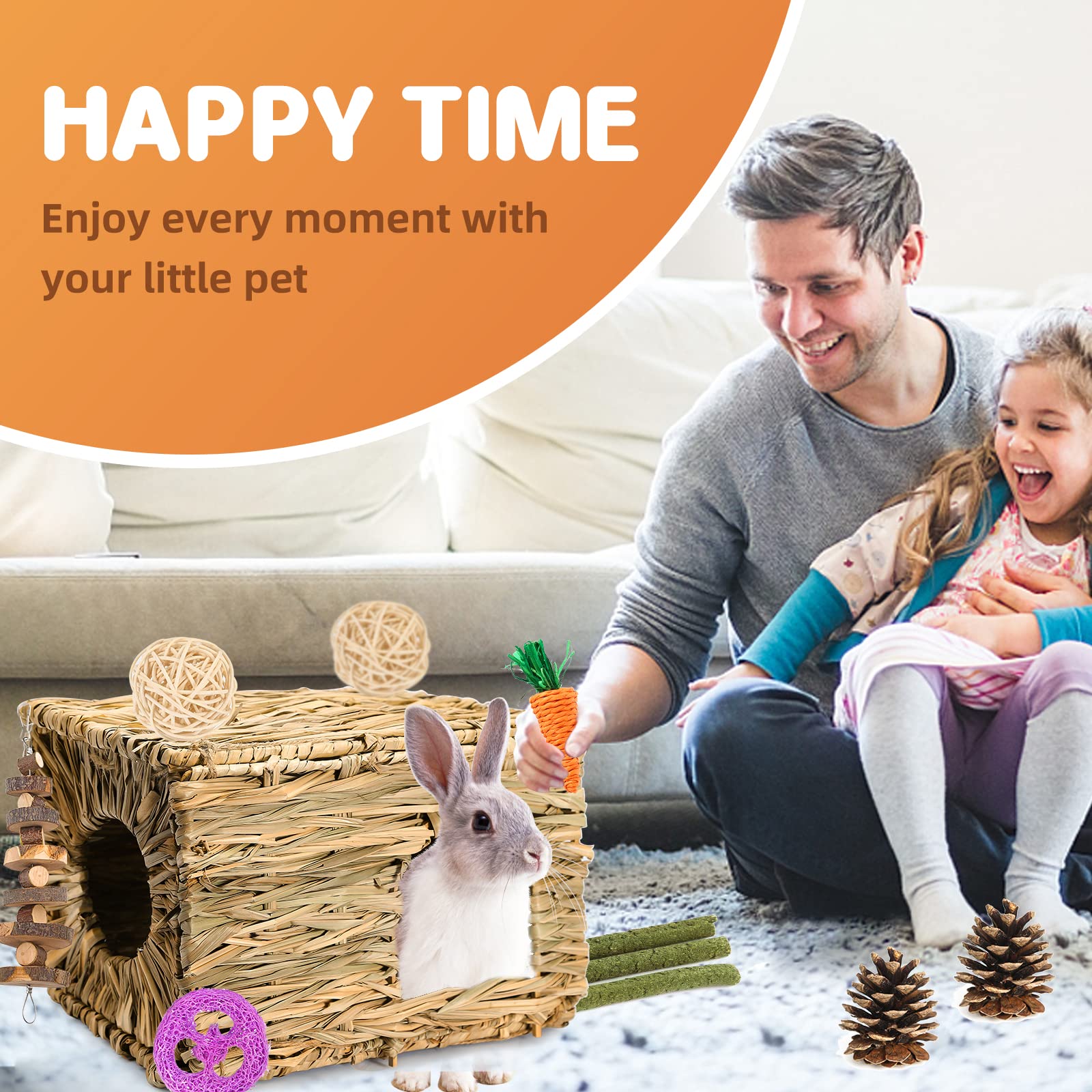 PStarDMoon Packaged accessories include colorful toys for enrichment.
