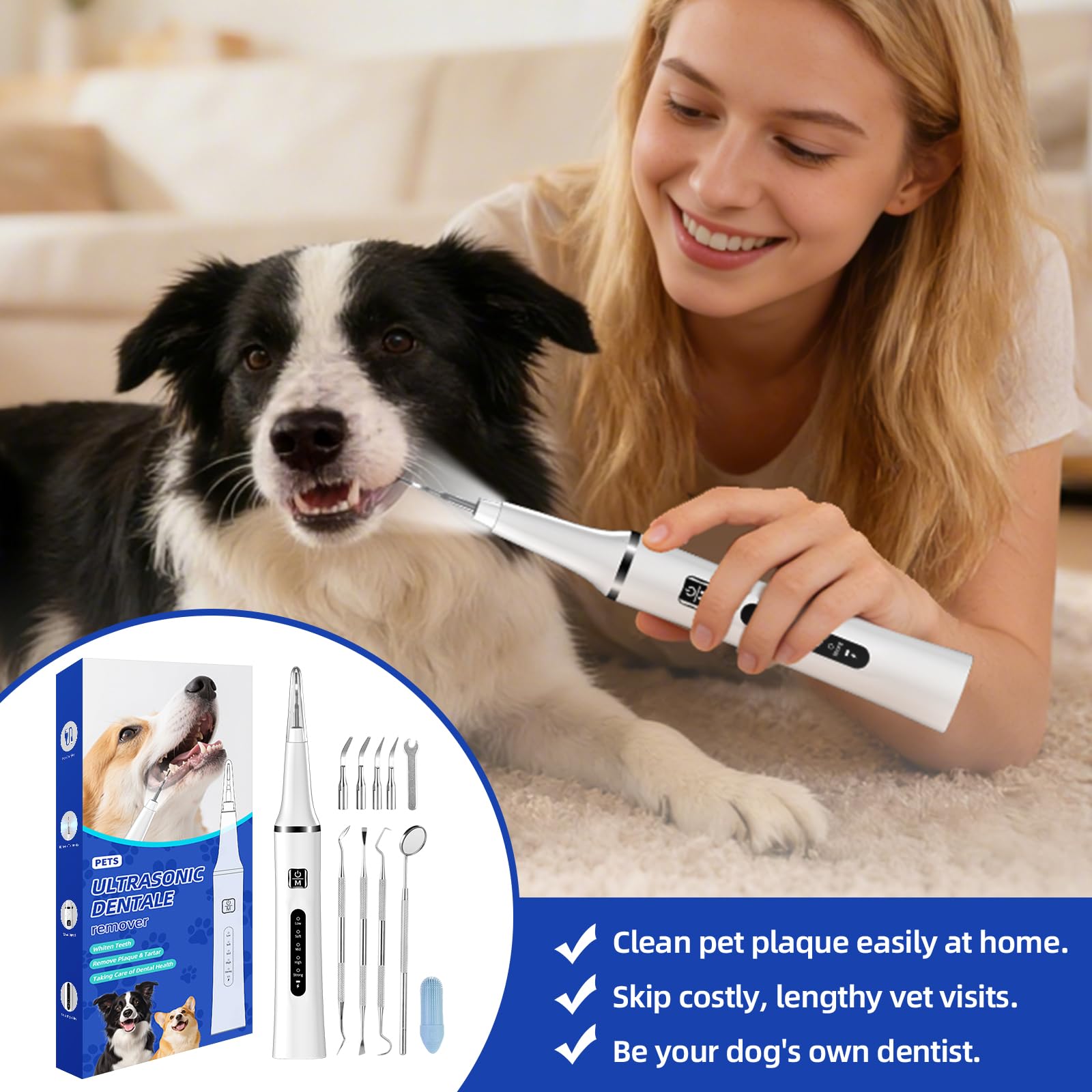 Psytpusa Ultrasonic Pet Plaque Remover designed for cats use.
