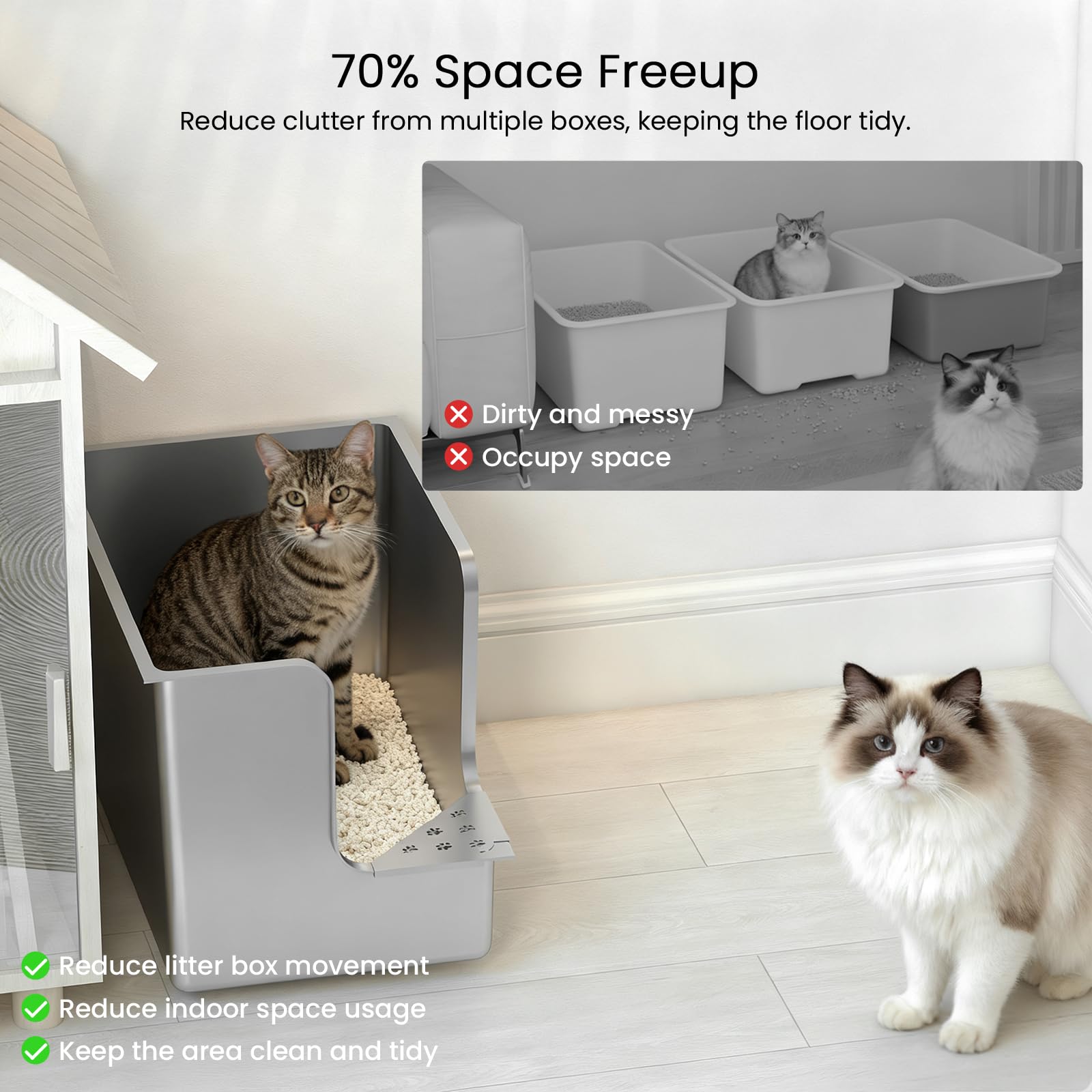 PTFFF large XL size supports multi-cat households