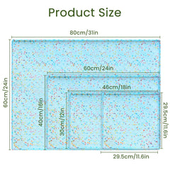 Ptlom dog-feeder-mat-raised-edges catch spills and protect floors.