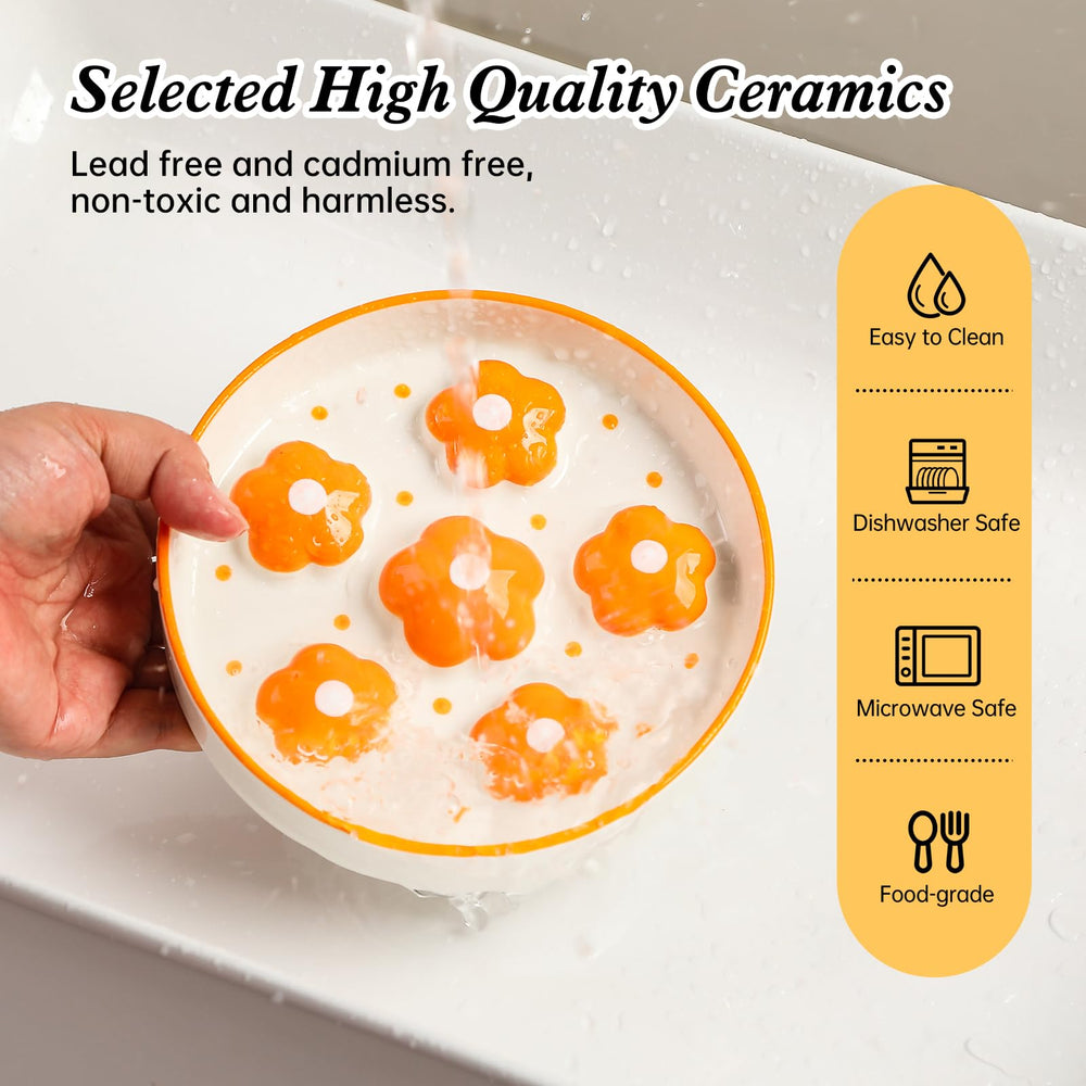 PTOBER 6 oz capacity bowl is ideal for daily meals and snacks.