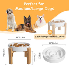 PTOBER bamboo stand detail highlights sturdy height and stable support during meals