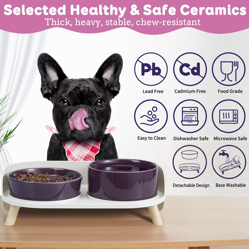 PTOBER ceramic bowls are dishwasher and microwave safe for easy cleanup.