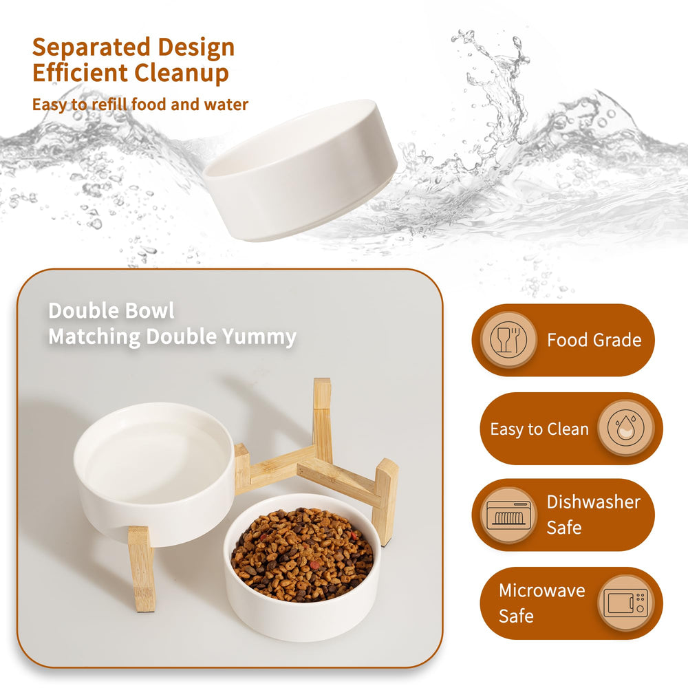 PTOBER ceramic bowls are dishwasher and microwave safe for easy cleaning.