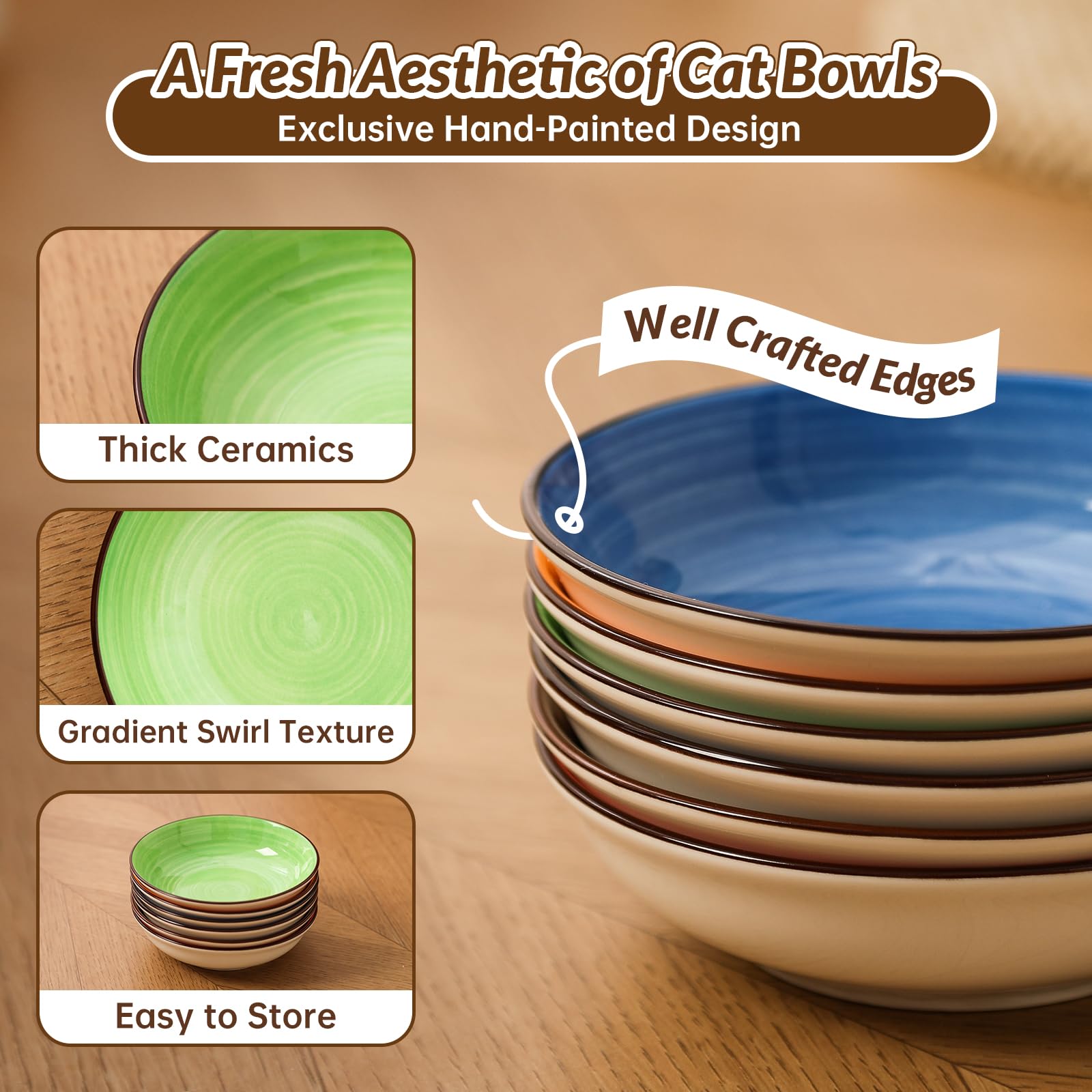 PTOBER Dishwasher safe bowls simplify post meal cleanup.