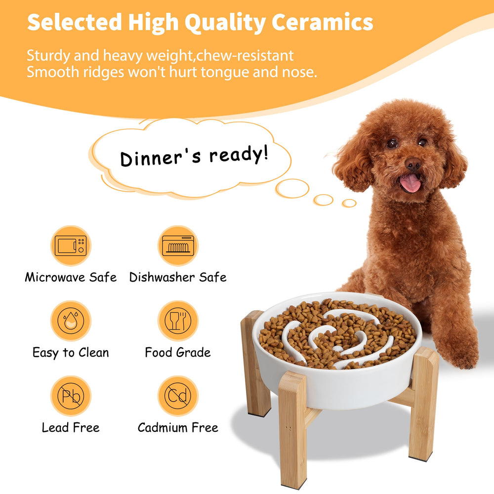 PTOBER ceramic bowl is microwave and dishwasher safe for easy care