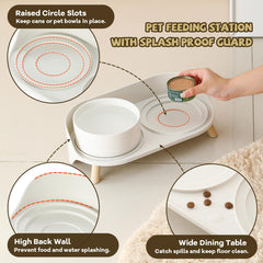 PTOBER stand shows elevated height for healthier mealtime posture.