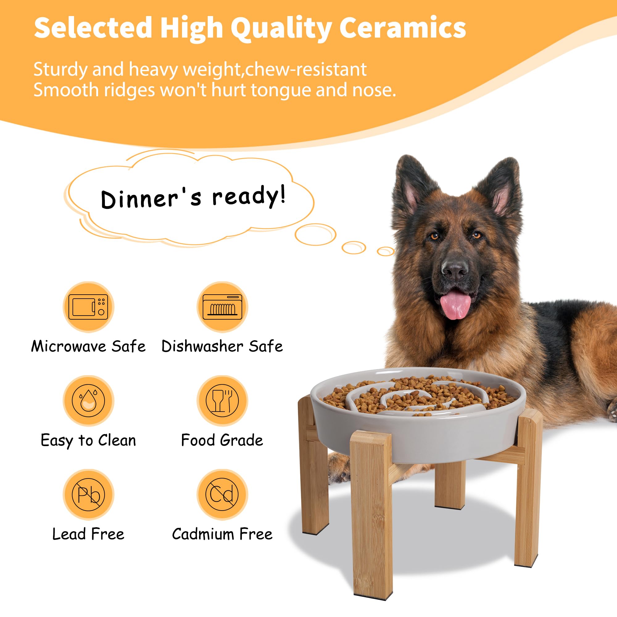 PTOBER small dog-friendly design supports shorter muzzles during meals.