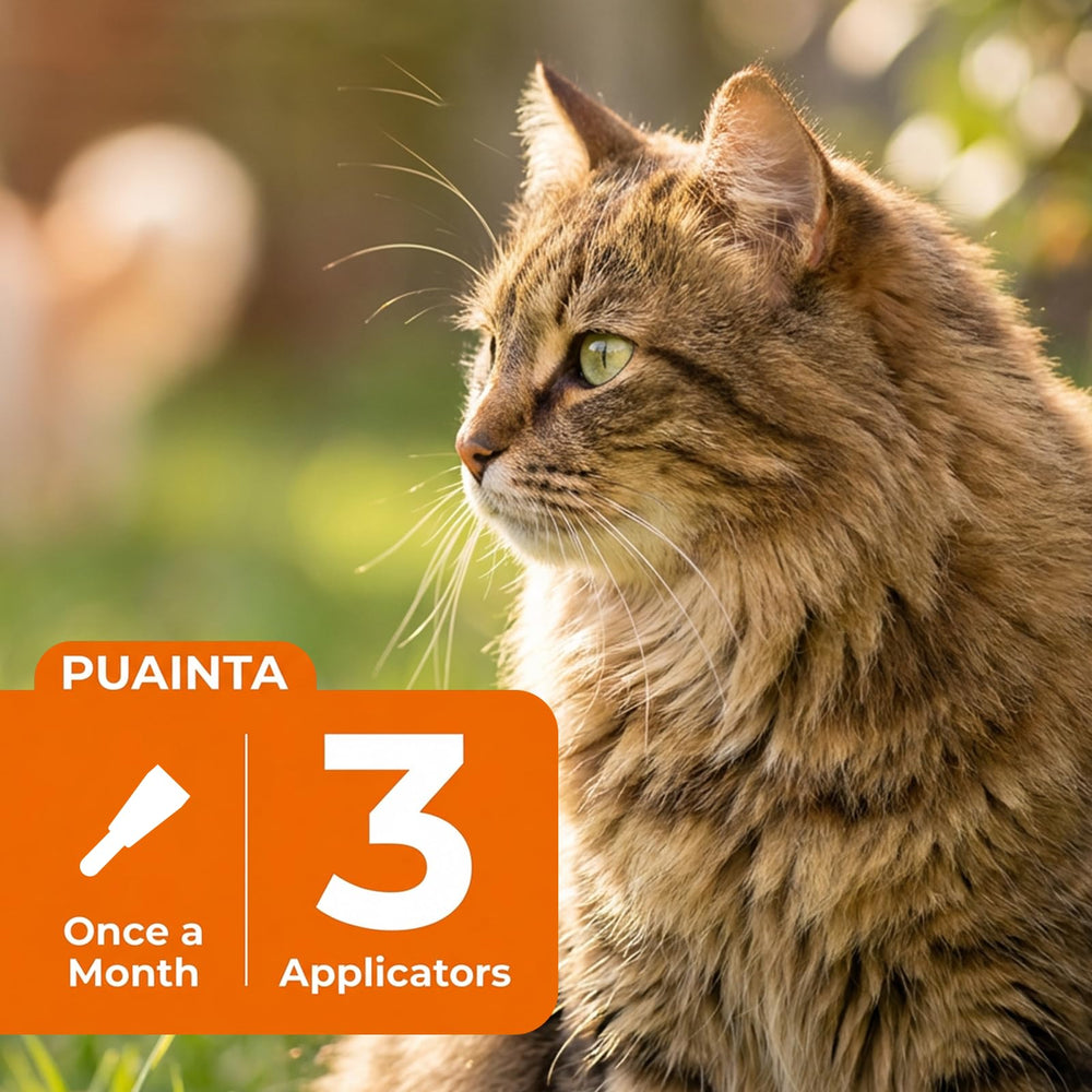 PUAINTA Addcool Plus odorless formula enables cuddle-ready treatment for cats.