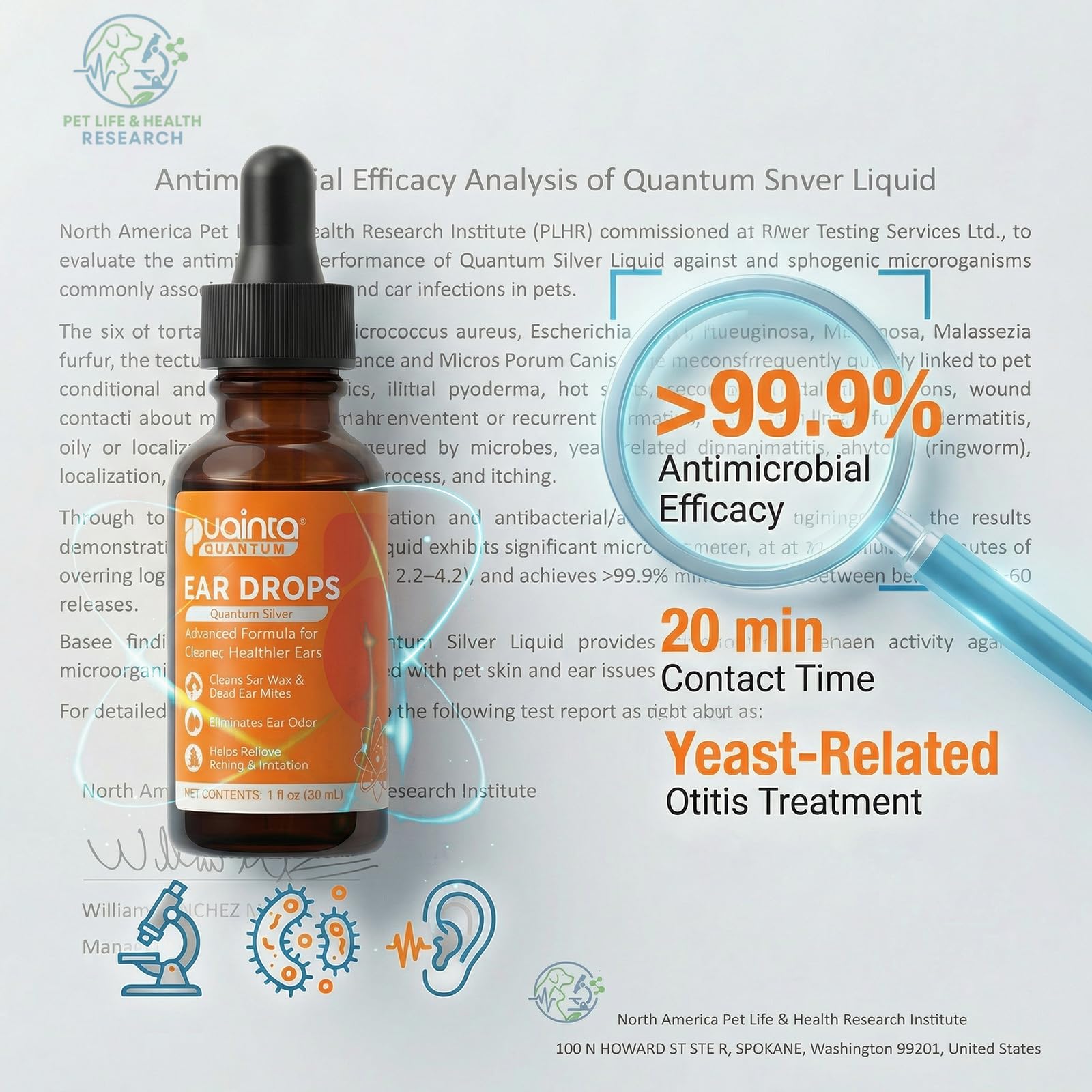 PUAINTA quantum silver technology graphic hints at deep cleaning action
