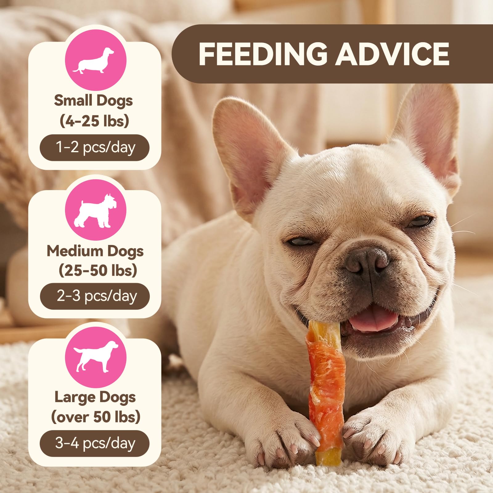 Puddonio compact treat size makes on-the-go rewards easy.