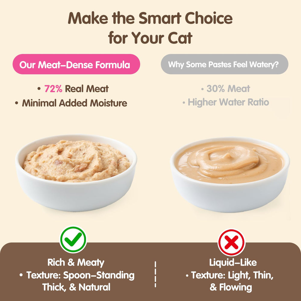 Puddonio high meat puree texture close-up shows rich protein appeal