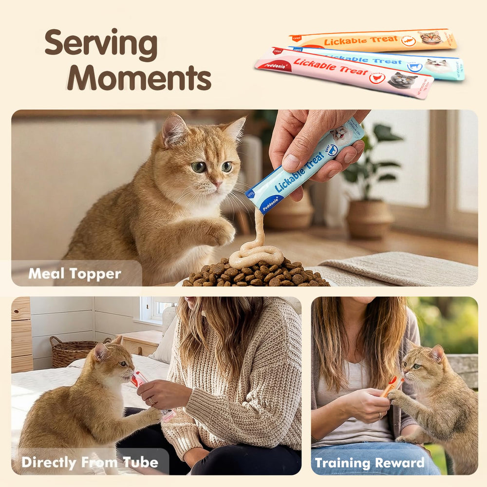 Puddonio squeeze-tube texture demonstrates easy fresh serving