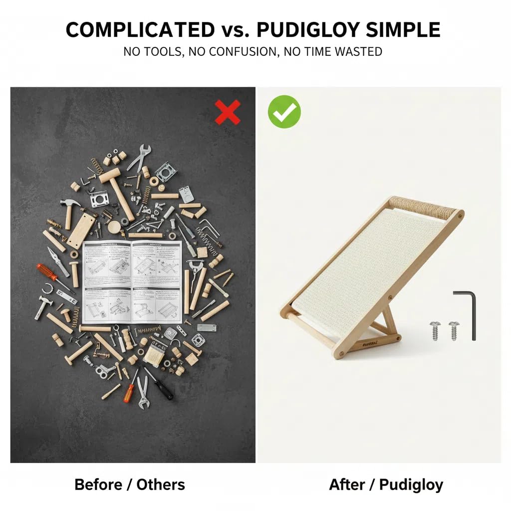 Pudigloy stable triangle base stops wobbling during scratching
