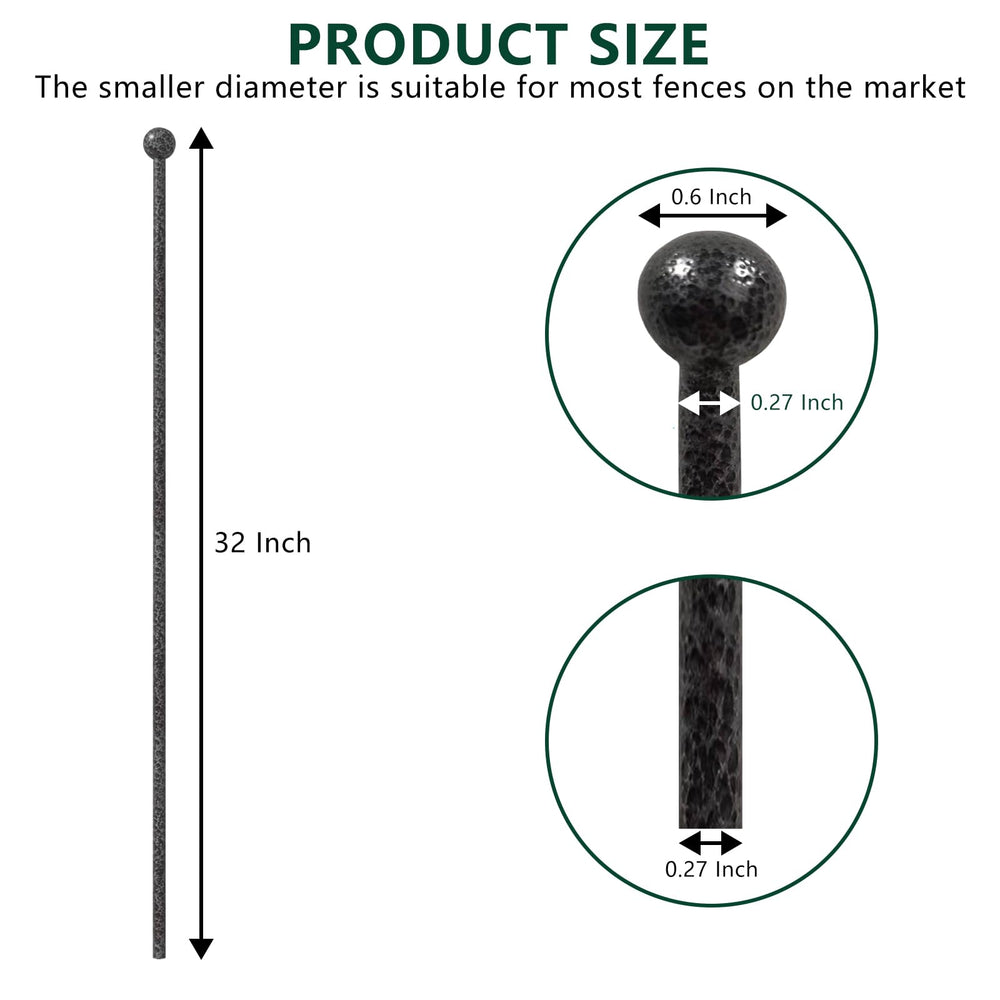 PUETUNG dog playpen stake 43in supports versatile fencing setups.