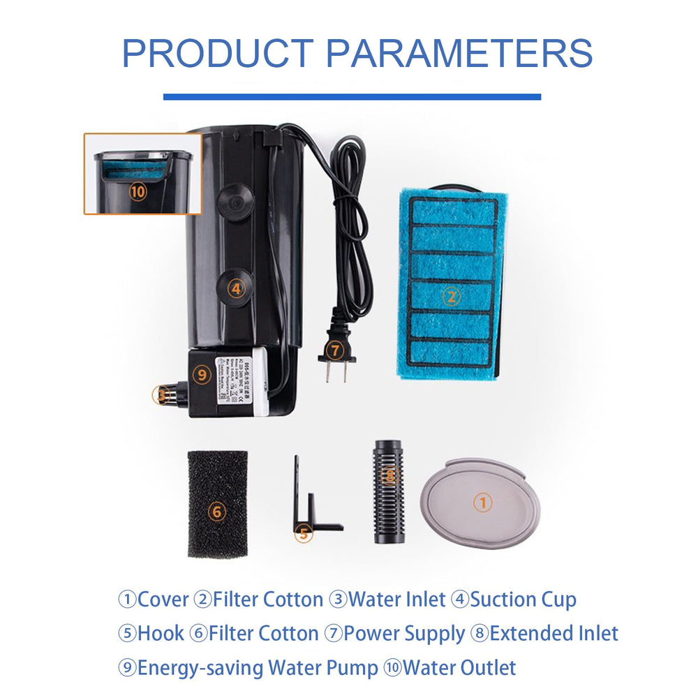 PUEUTU safe materials ensure reliable filtration for aquatic life