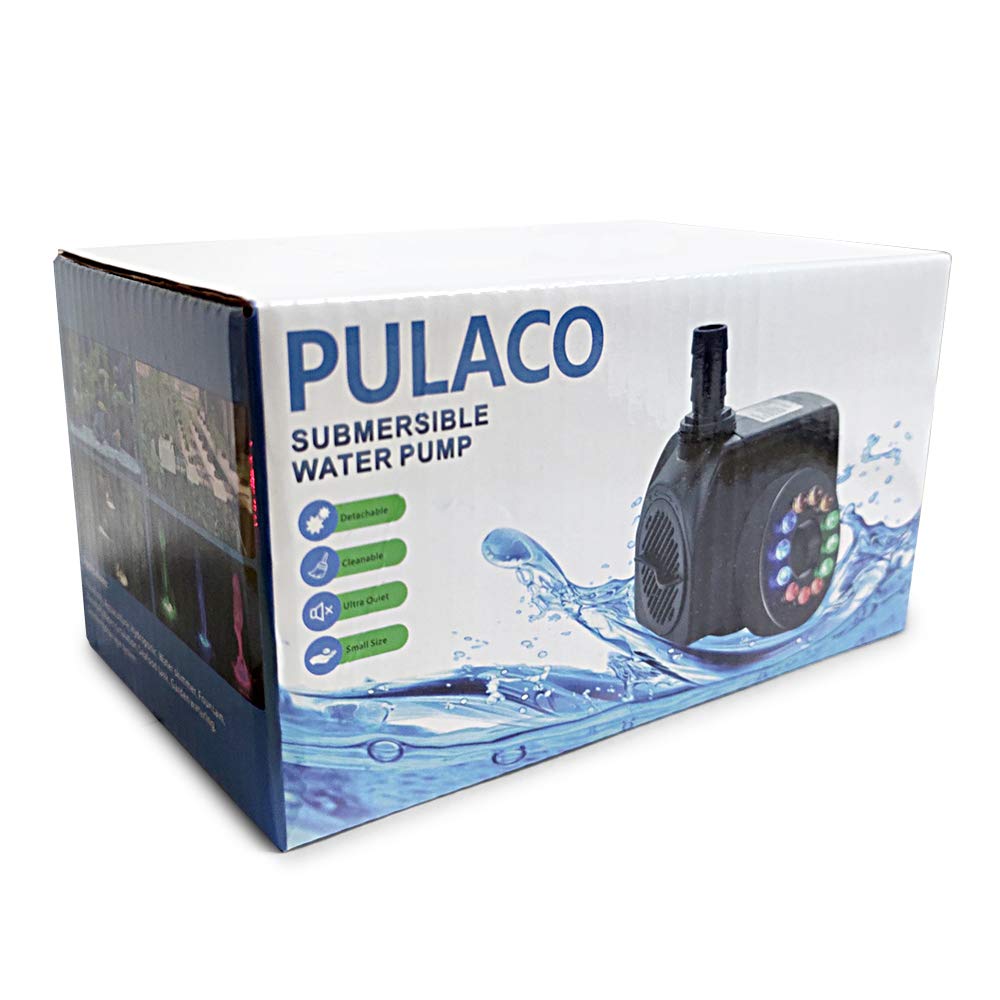 PULACO includes 3.3 ft tubing for flexible placement.