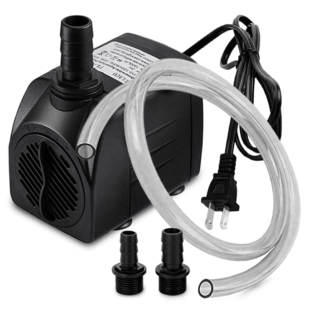 PULACO 400GPH submersible pump in action for ponds and aquariums enhances water circulation