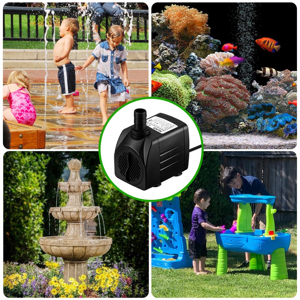 PULACO aquarium jet design provides steady circulation for healthy tank dynamics