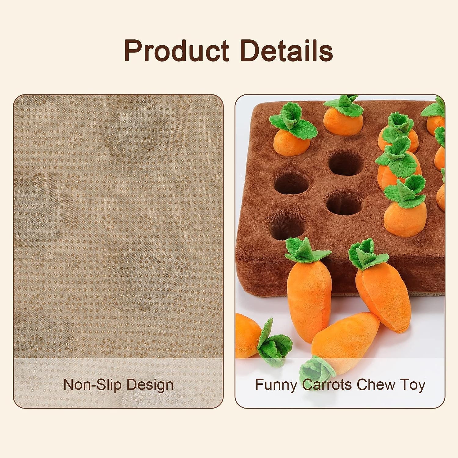 PUMEXFE elastic sponge inside adds structure for discovery play.