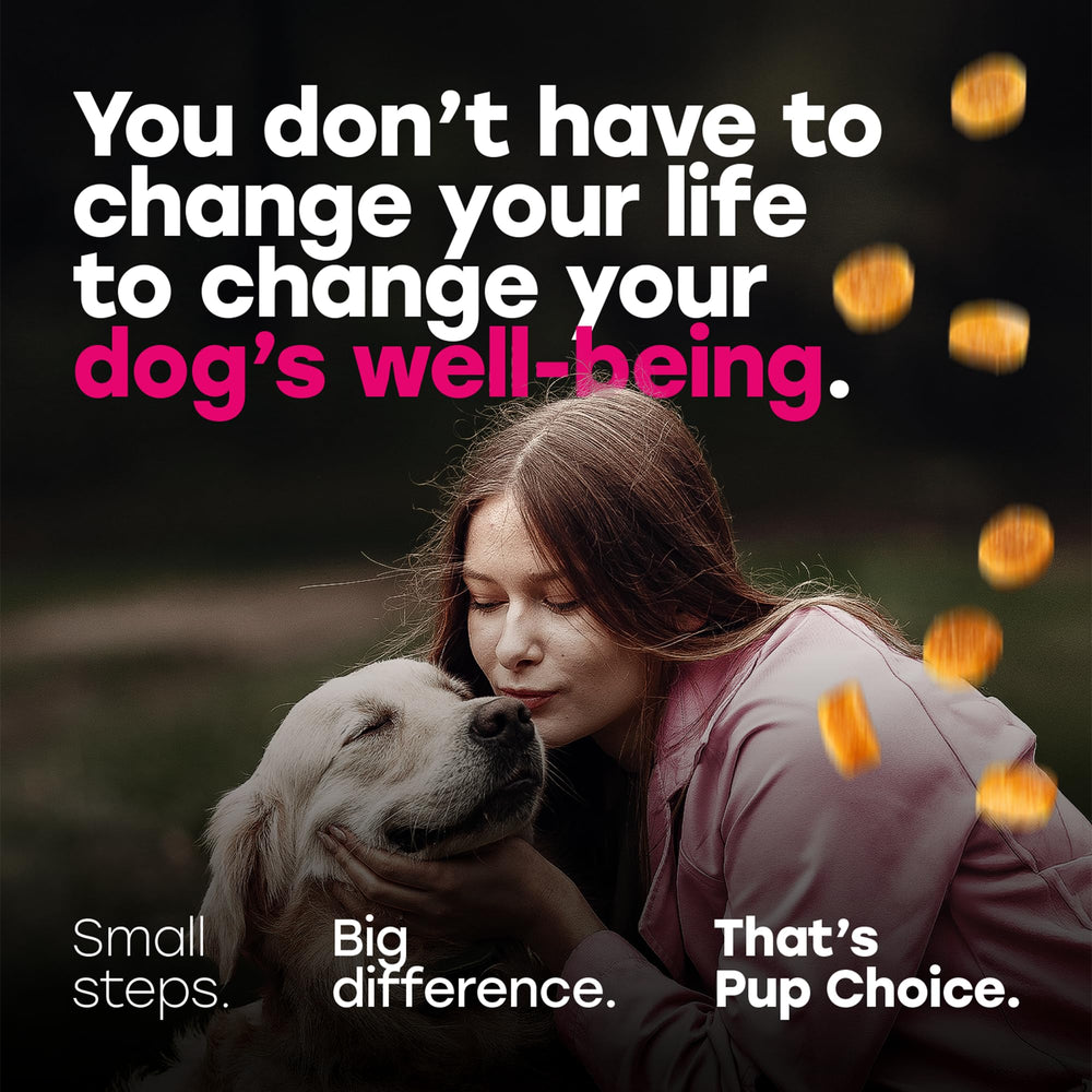 Pup Choice bacon-flavored chew close-up highlighting tasty daily nourishment.