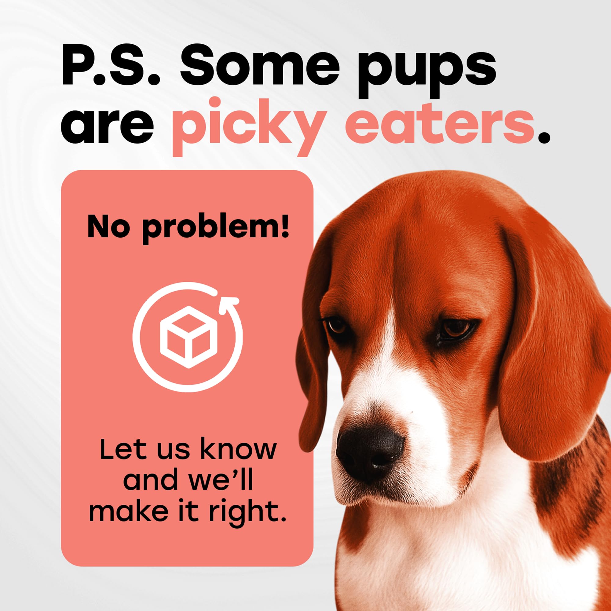 Made in USA Pup Choice packaging label