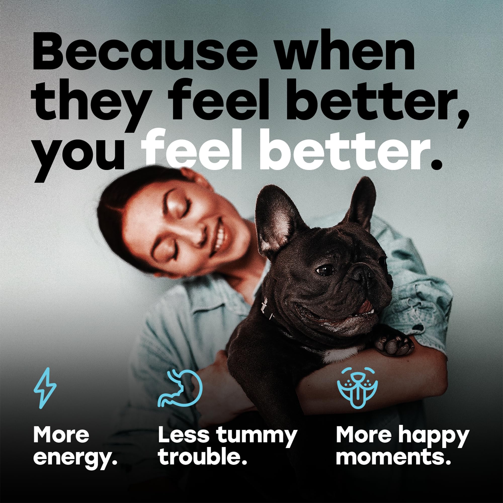 Pup Choice Probiotics dosing guide helps weight-based servings.