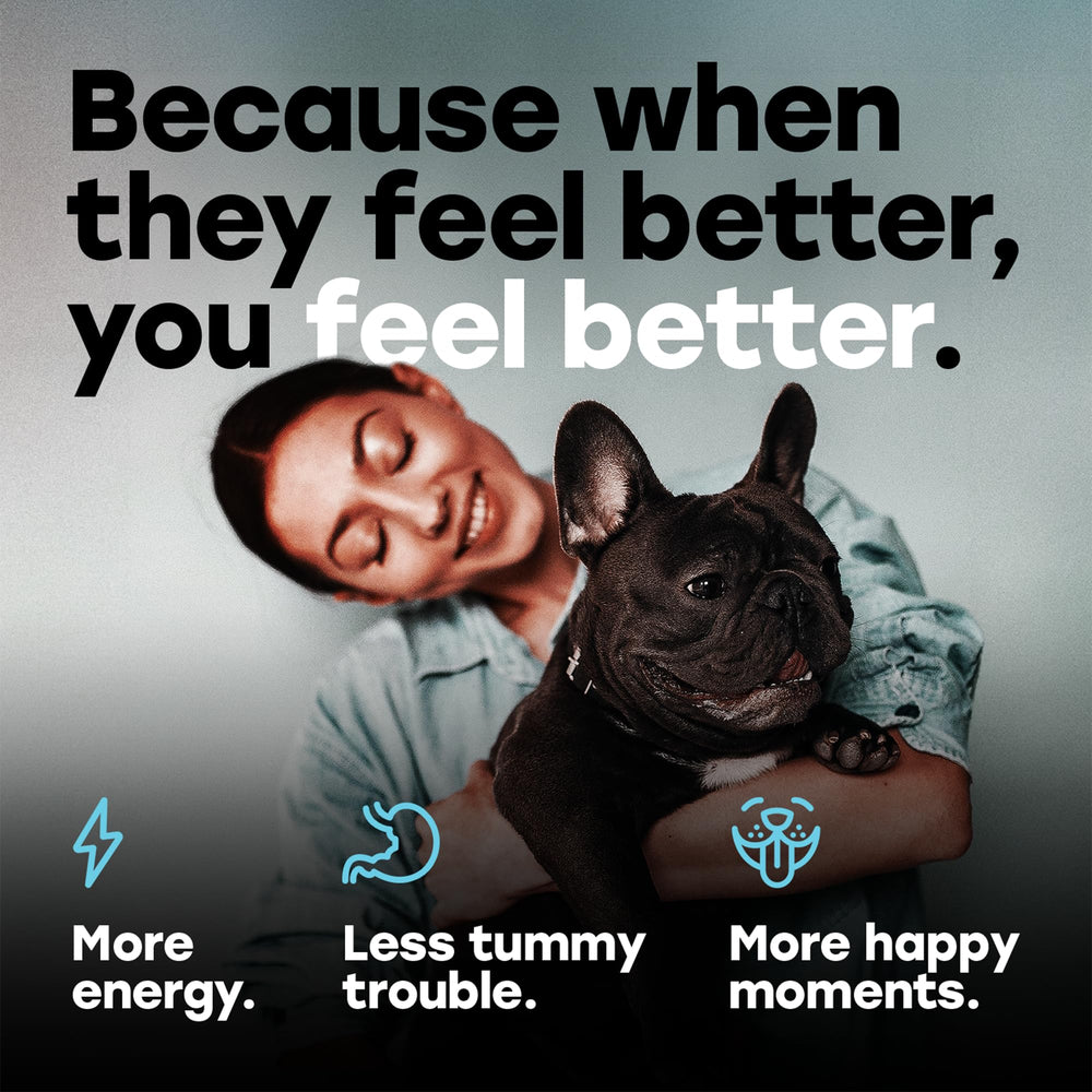 Pup Choice Probiotics dosing guide helps weight-based servings.