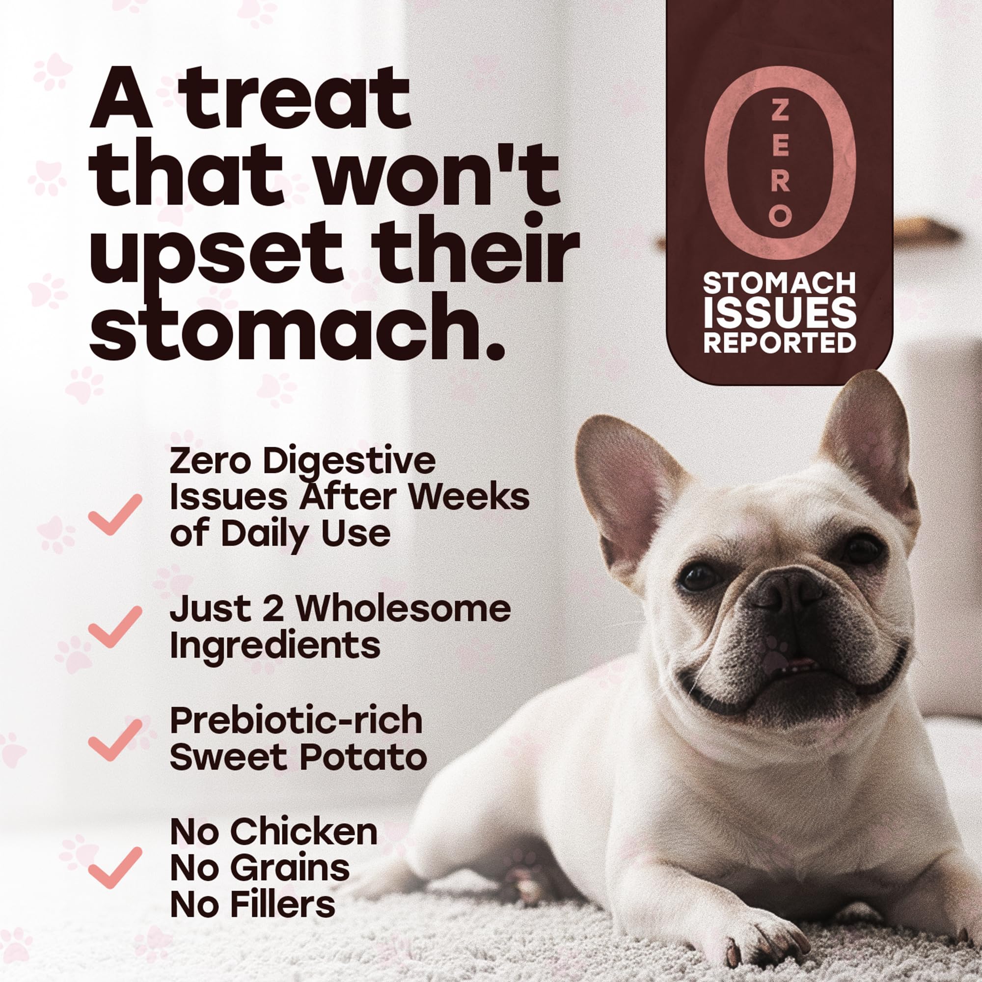 Pup Choice USA-made label highlights small-batch production.