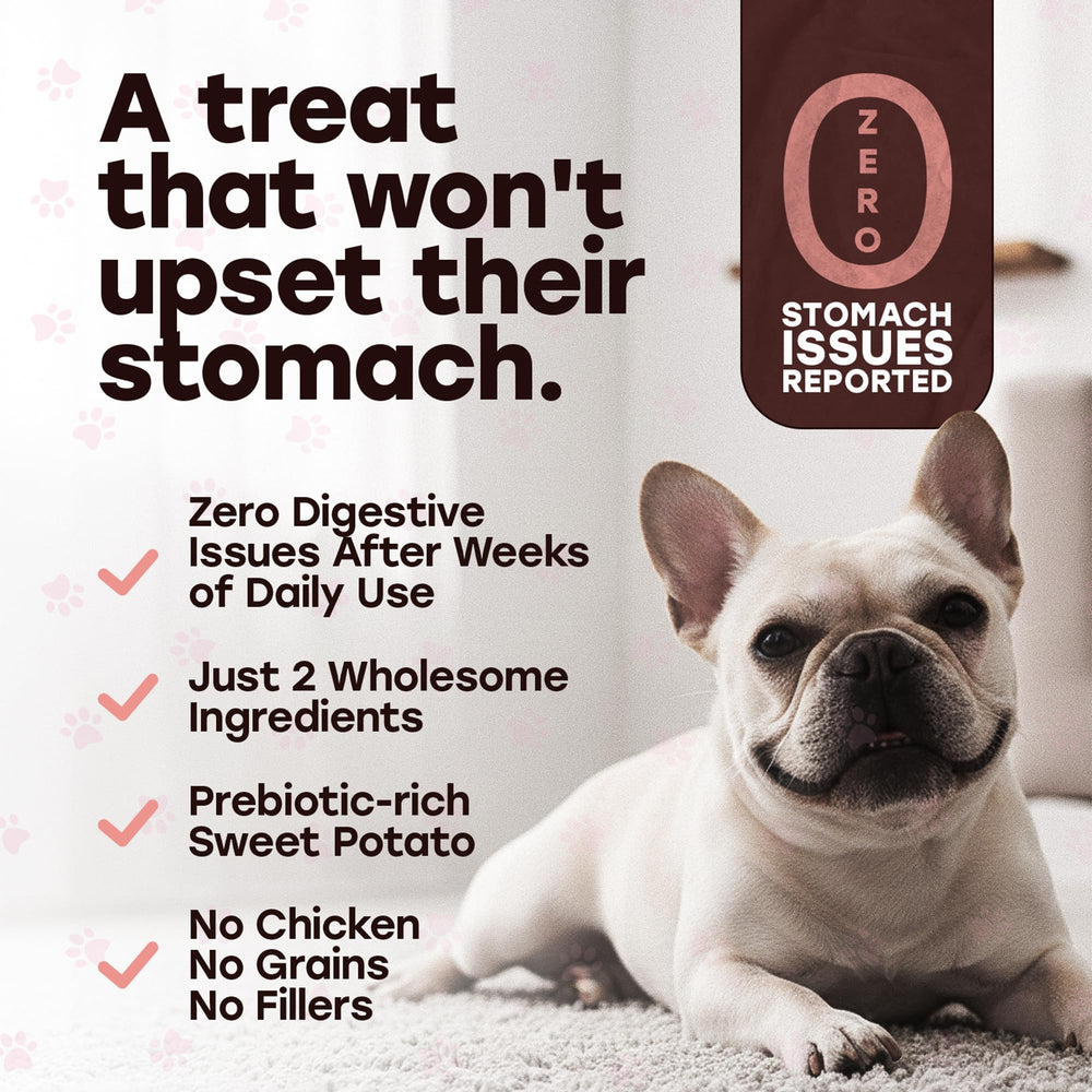 Pup Choice USA-made label highlights small-batch production.