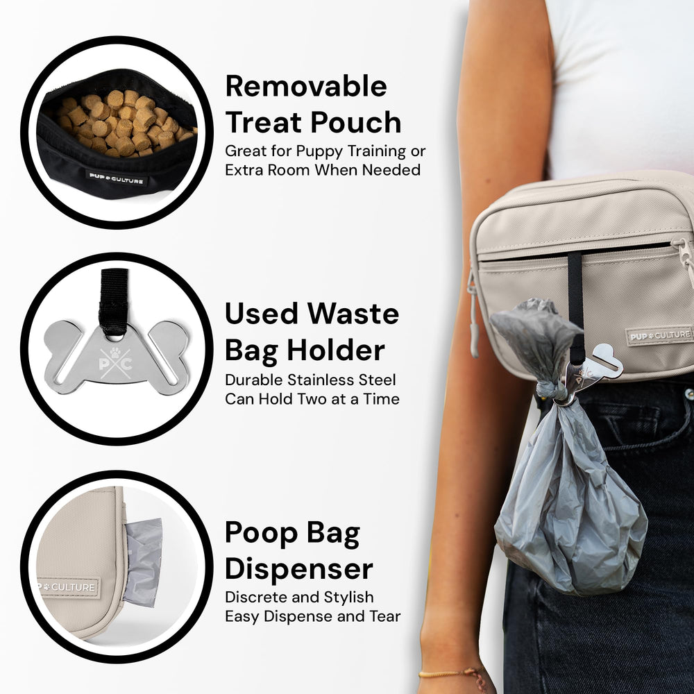 Pup Culture poop bag dispenser for quick pickups